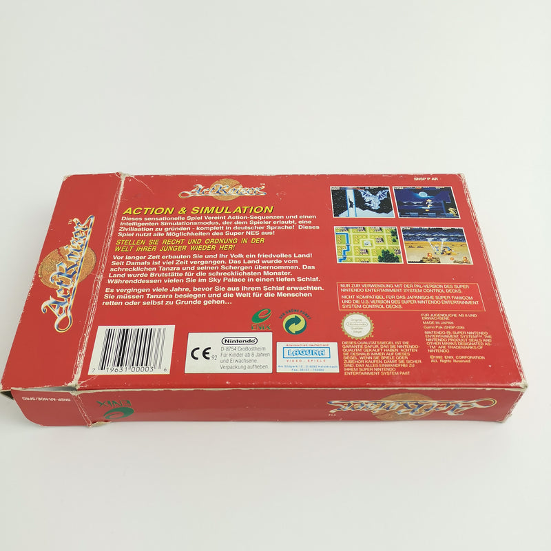 Super Nintendo game: Actraiser in original packaging - Enix | SNES OVP - PAL NOE/SFRG