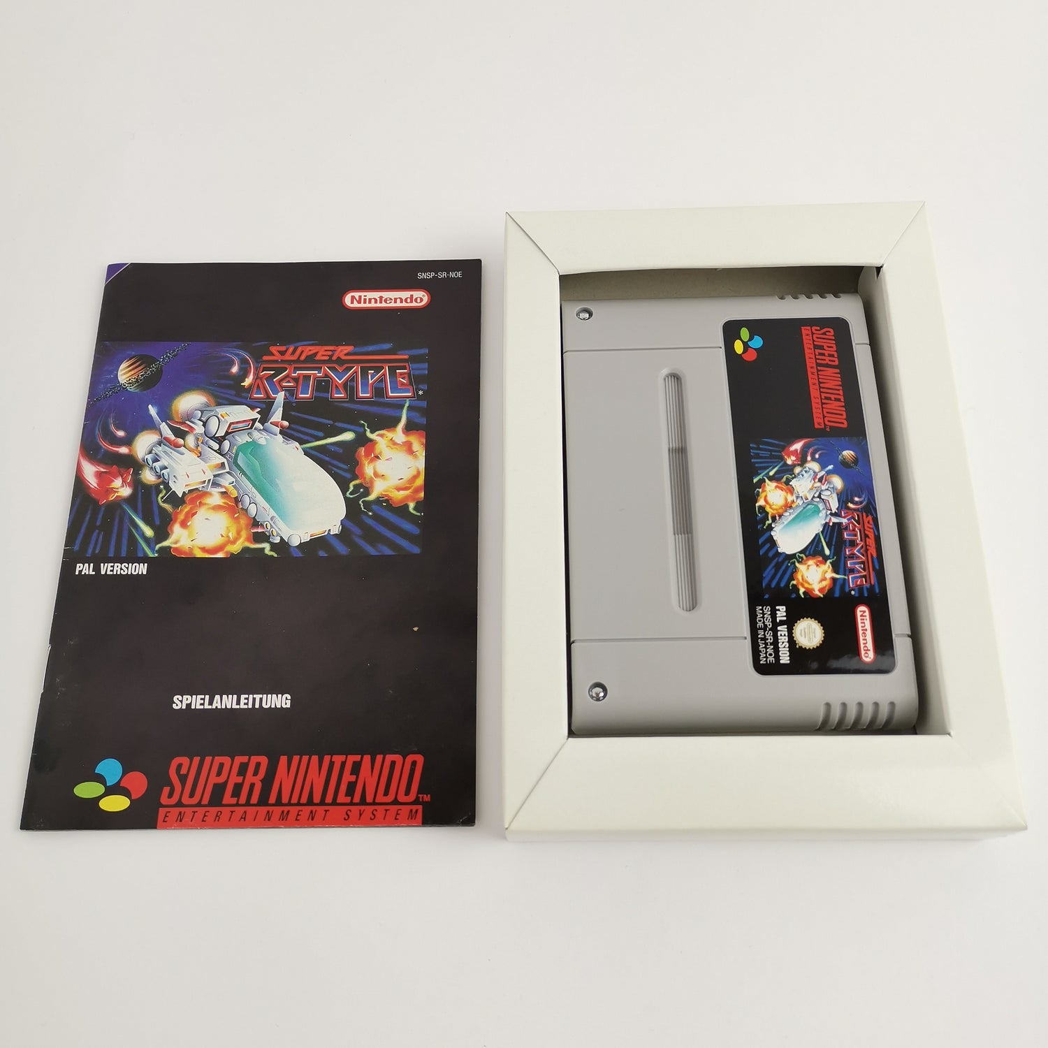 Super Nintendo Spiel : Super R-Type in OVP | SNES OVP CIB - PAL NOE-1