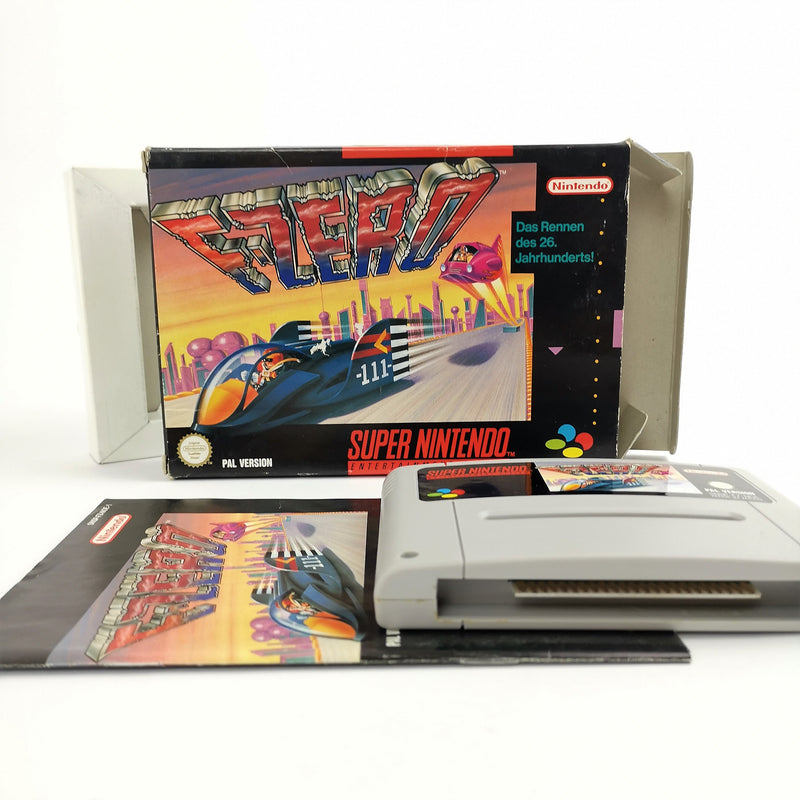 Super Nintendo Spiel : F-Zero in OVP + Anleitung | SNES OVP CIB - PAL NOE-1