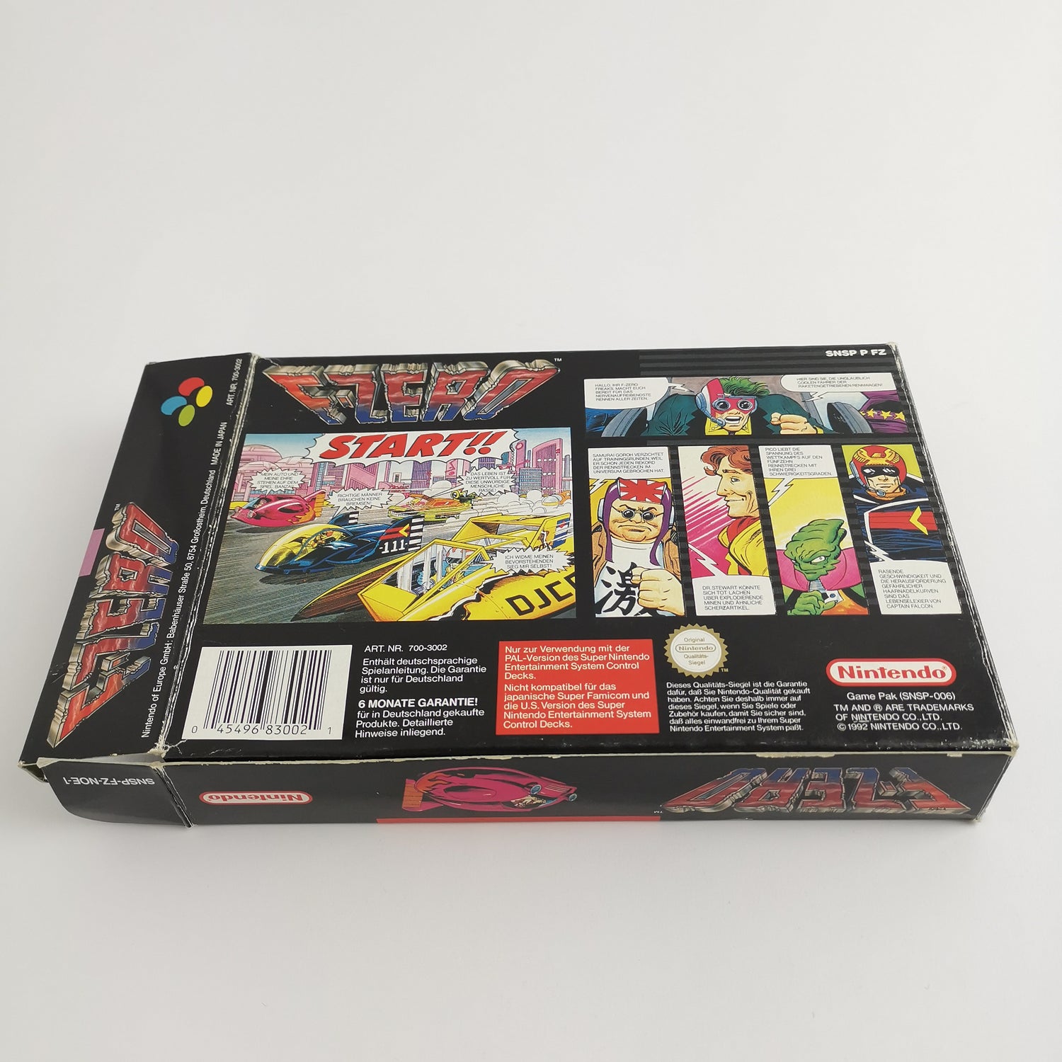 Super Nintendo Spiel : F-Zero in OVP + Anleitung | SNES OVP CIB - PAL NOE-1