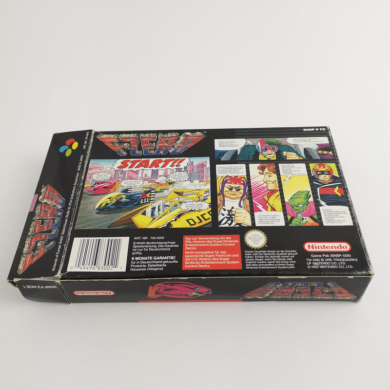 Super Nintendo Spiel : F-Zero in OVP + Anleitung | SNES OVP CIB - PAL NOE-1