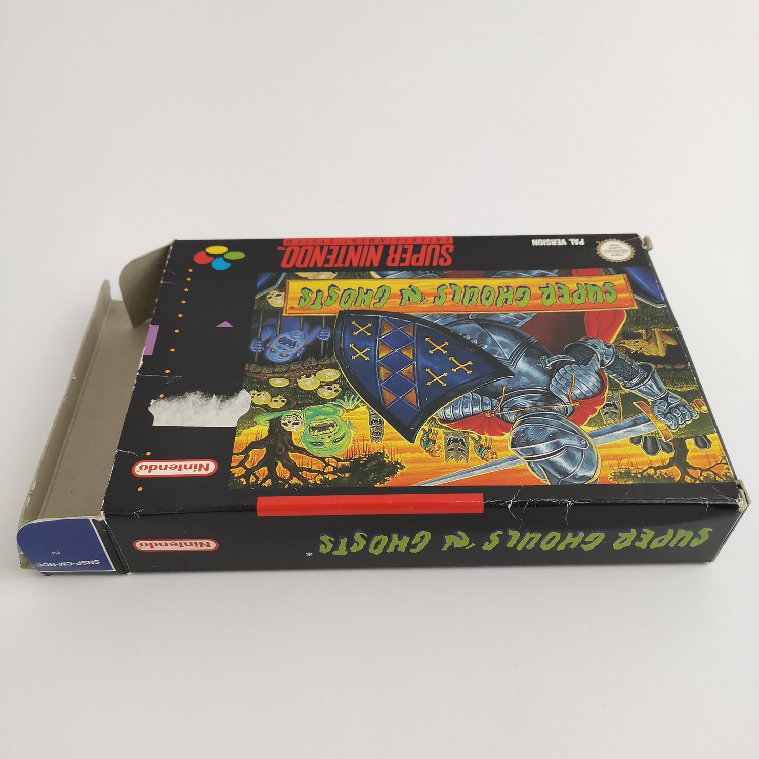 Super Nintendo Spiel : Super Ghouls N Ghosts in OVP | SNES OVP CIB - PAL NOE