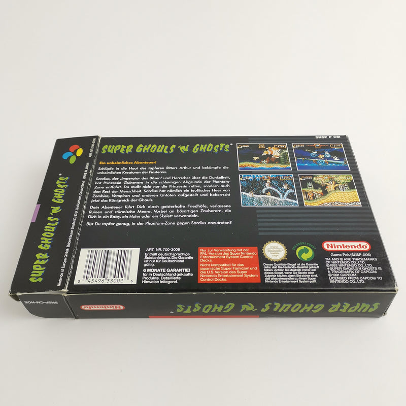 Super Nintendo Spiel : Super Ghouls N Ghosts in OVP | SNES OVP CIB - PAL NOE