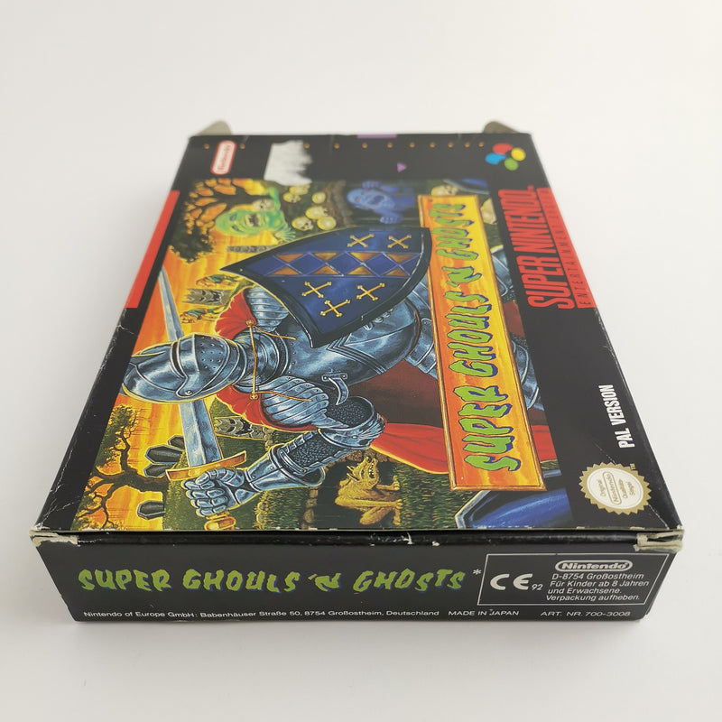 Super Nintendo Spiel : Super Ghouls N Ghosts in OVP | SNES OVP CIB - PAL NOE