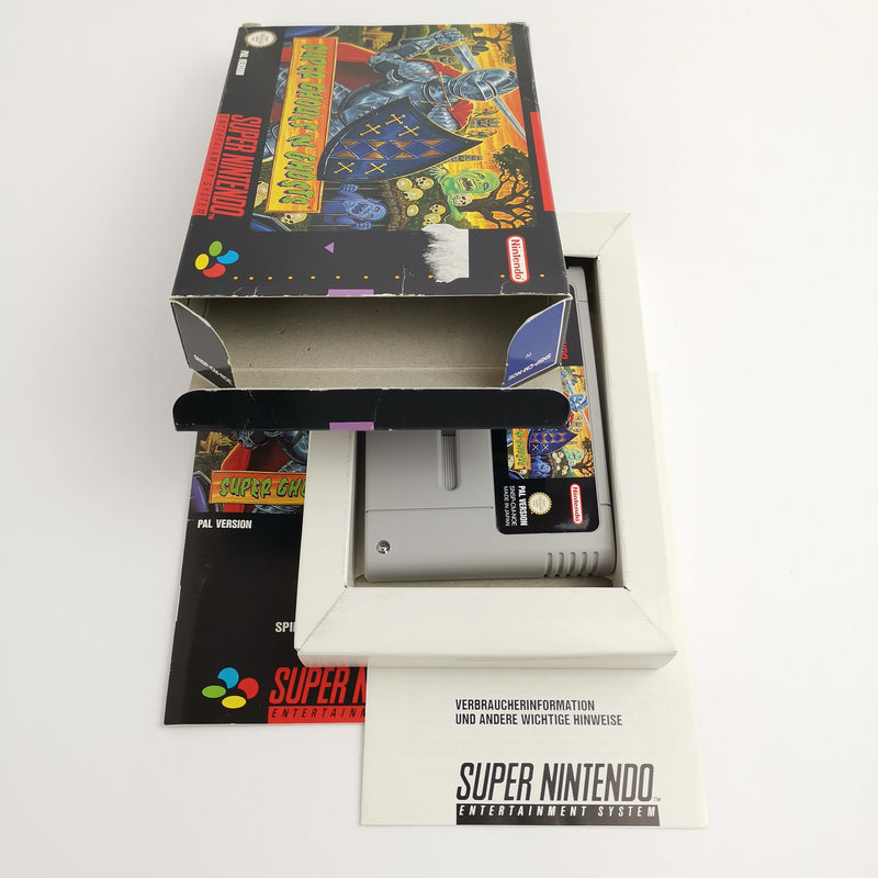 Super Nintendo Spiel : Super Ghouls N Ghosts in OVP | SNES OVP CIB - PAL NOE