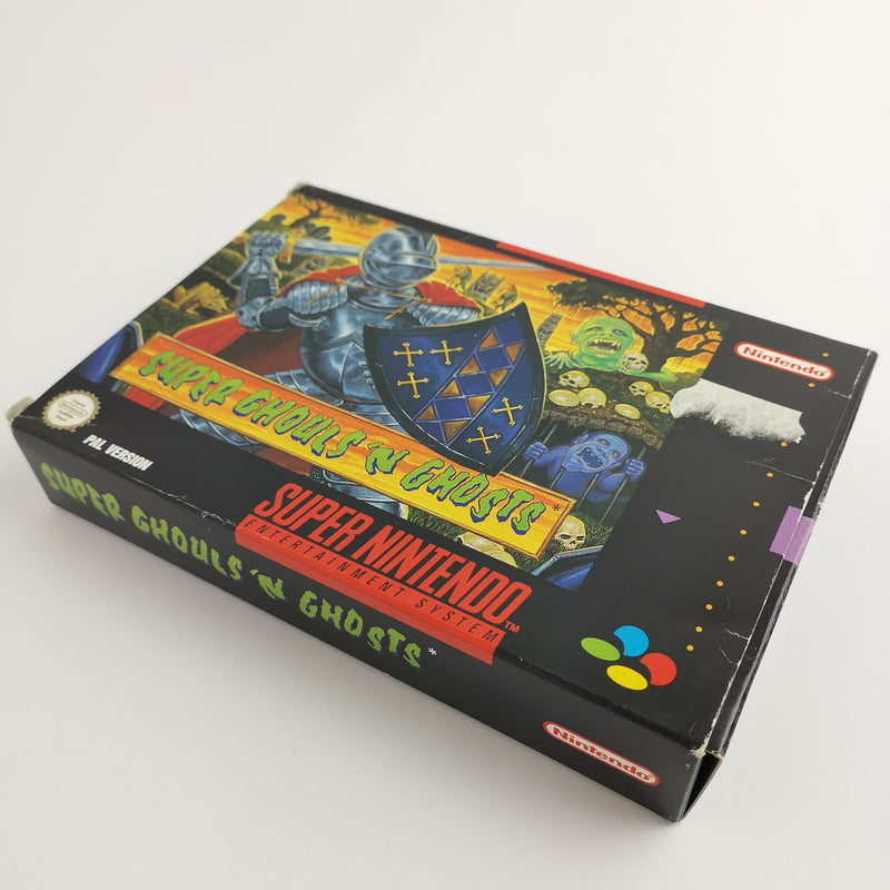 Super Nintendo Spiel : Super Ghouls N Ghosts in OVP | SNES OVP CIB - PAL NOE