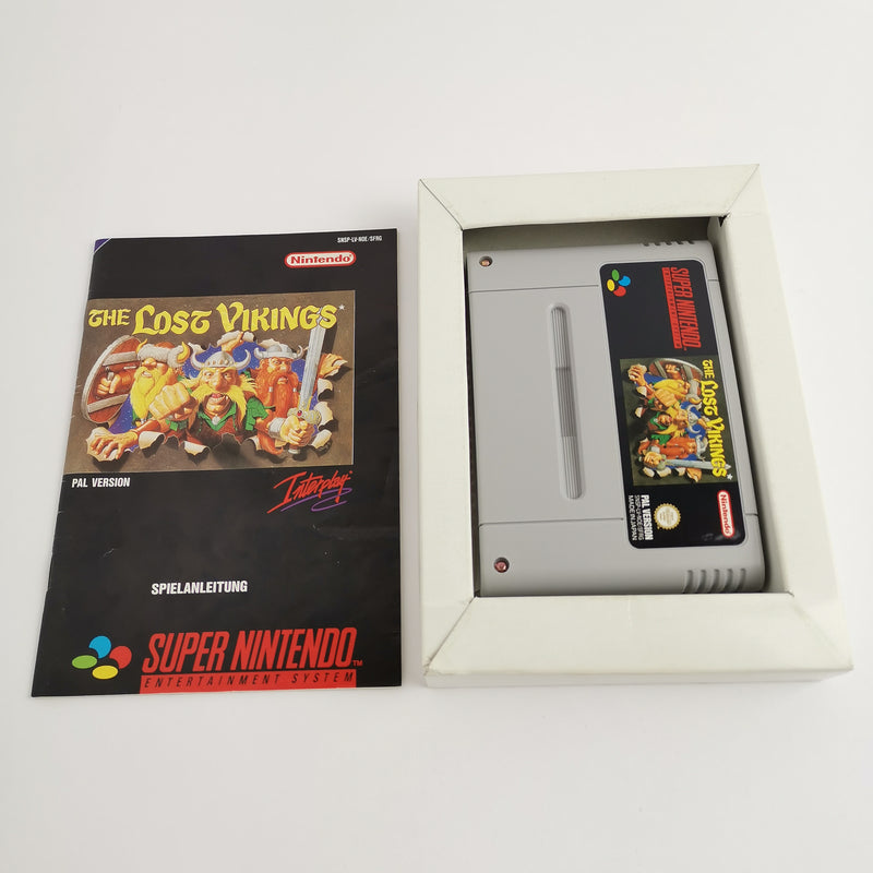 Super Nintendo Spiel : The Lost Vikings in OVP | SNES OVP CIB - PAL NOE / SFRG