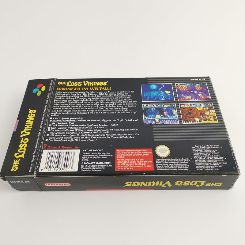 Super Nintendo Spiel : The Lost Vikings in OVP | SNES OVP CIB - PAL NOE / SFRG