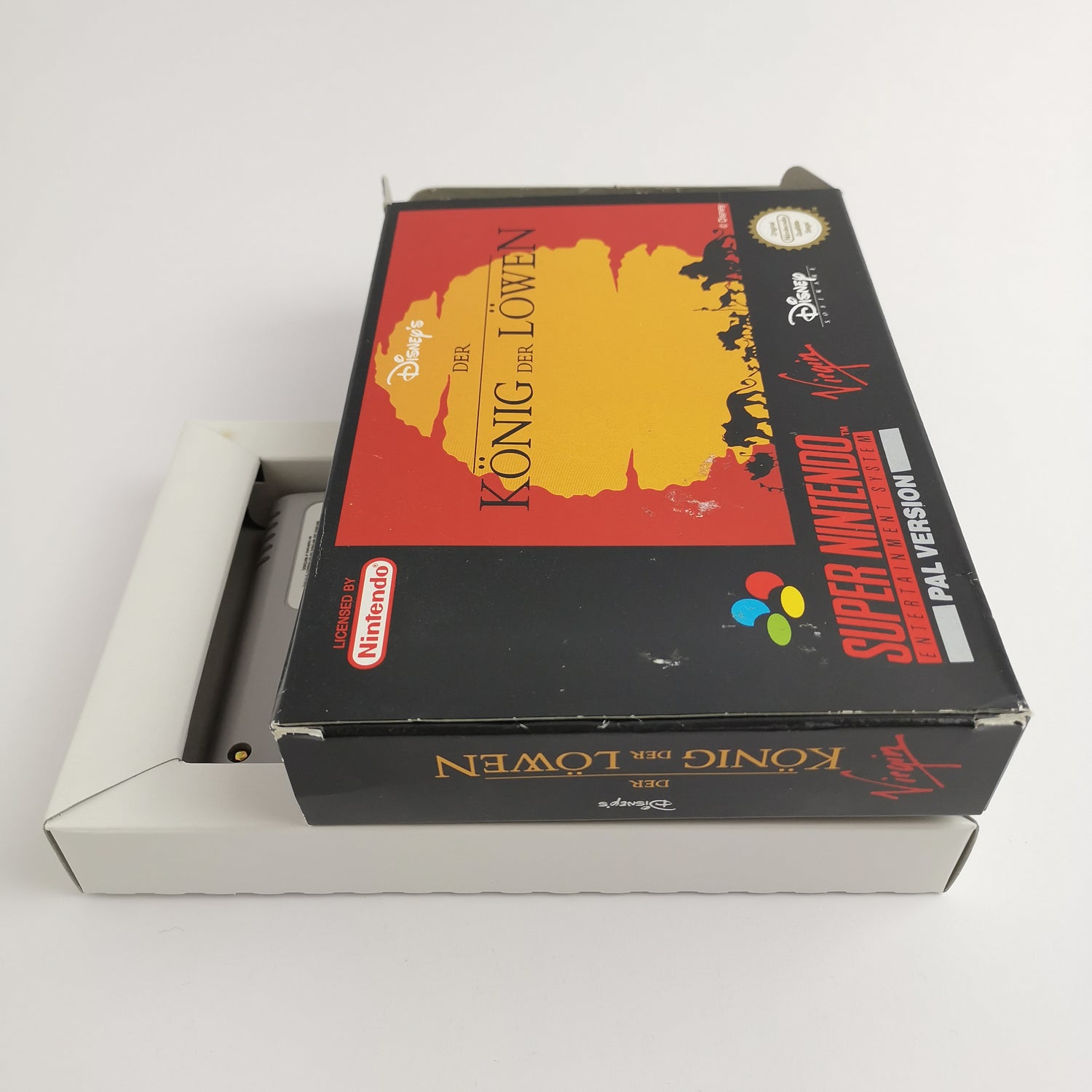 Super Nintendo game: The Lion King in original packaging | SNES original packaging - German PAL NOE
