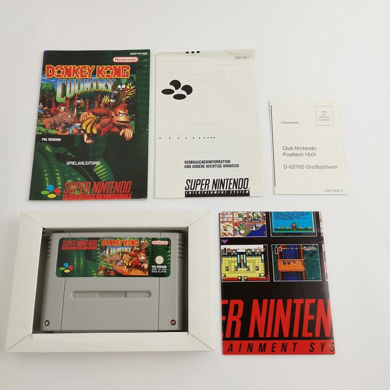 Super Nintendo Spiel : Donkey Kong Country 1 in OVP | SNES CIB - dt. PAL NOE