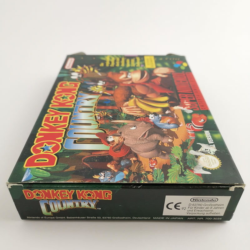 Super Nintendo Spiel : Donkey Kong Country 1 in OVP | SNES CIB - dt. PAL NOE