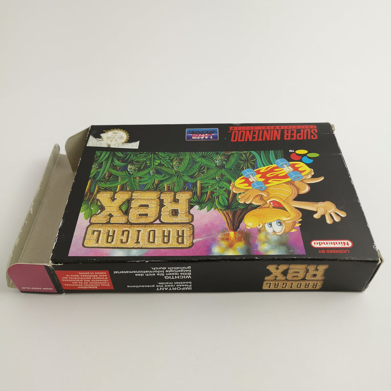 Super Nintendo Spiel : Radical Rex in OVP | SNES CIB - PAL EUR