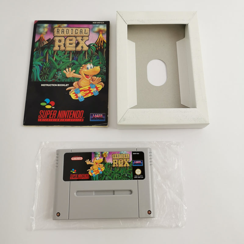 Super Nintendo Spiel : Radical Rex in OVP | SNES CIB - PAL EUR