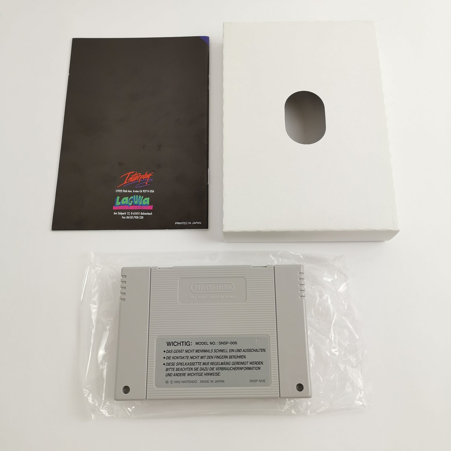 Super Nintendo Spiel : J.R.R. Tolkien´s The Lord of the Rings | SNES OVP PAL