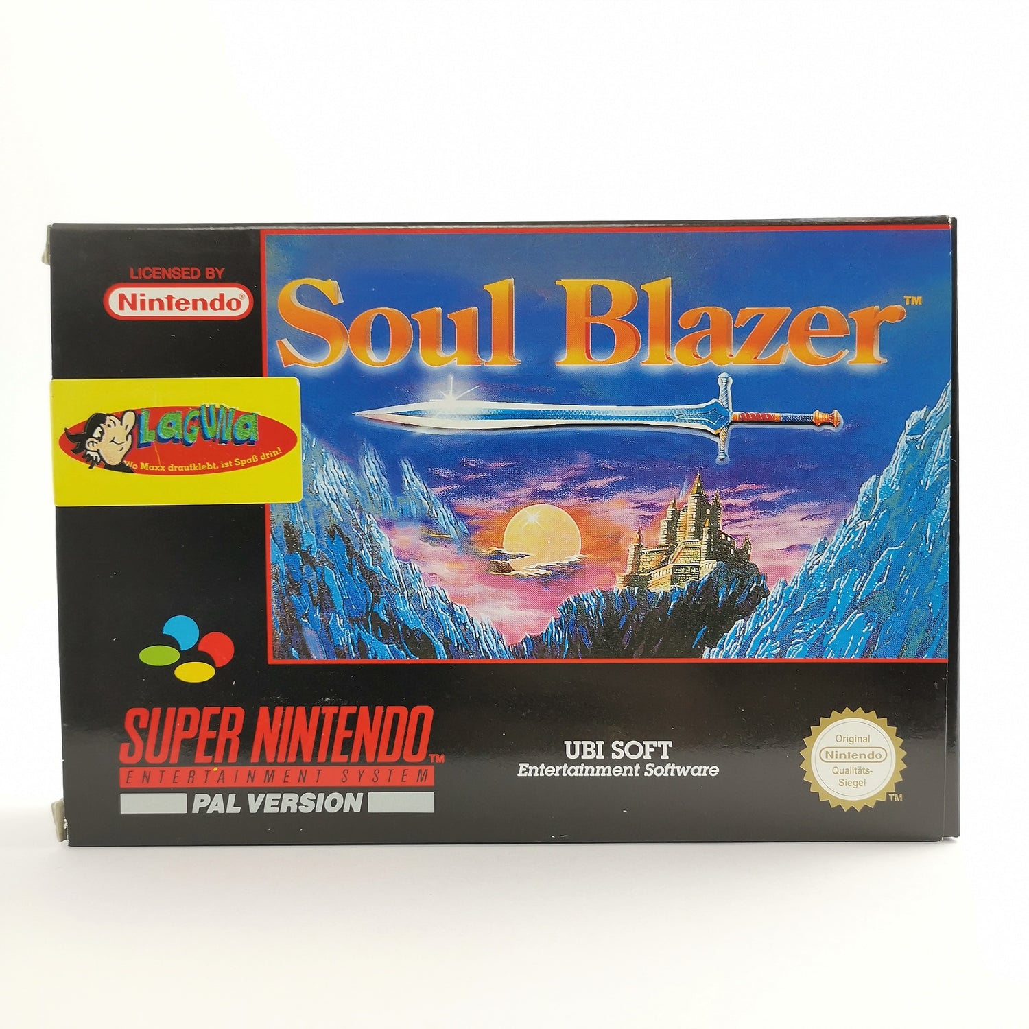 Super Nintendo Spiel : Soul Blazer - Enix RPG Laguna | SNES OVP - PAL NOE/SFRG