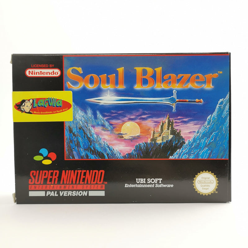 Super Nintendo Spiel : Soul Blazer - Enix RPG Laguna | SNES OVP - PAL NOE/SFRG