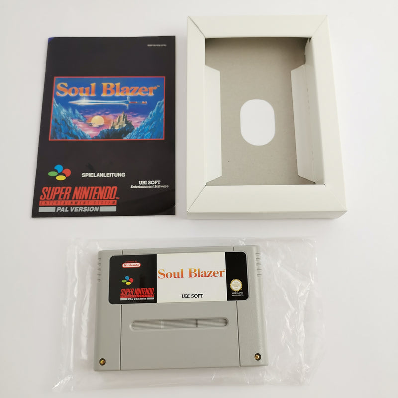 Super Nintendo Spiel : Soul Blazer - Enix RPG Laguna | SNES OVP - PAL NOE/SFRG