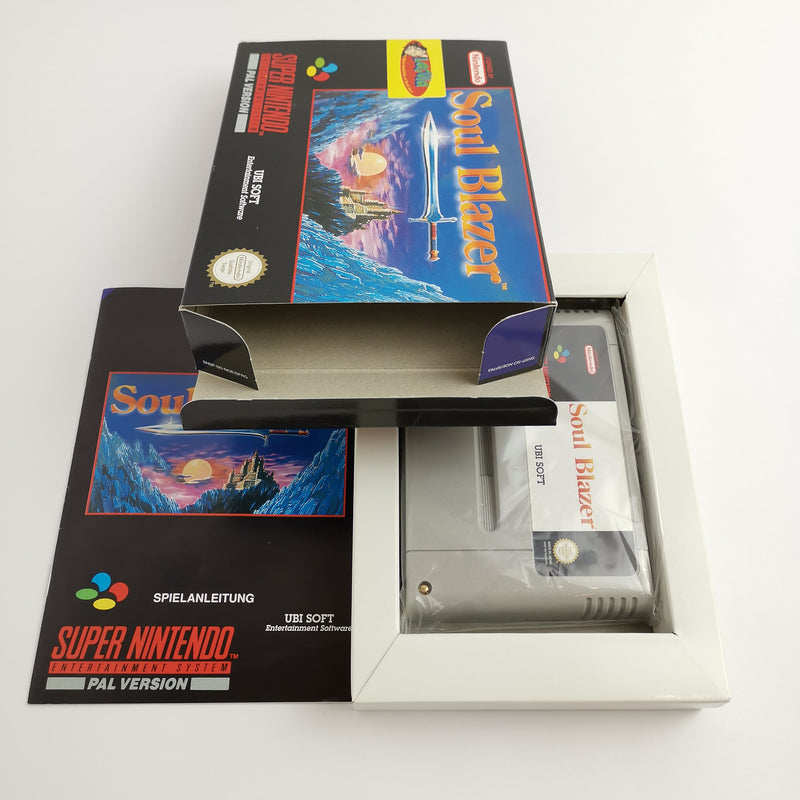Super Nintendo Spiel : Soul Blazer - Enix RPG Laguna | SNES OVP - PAL NOE/SFRG