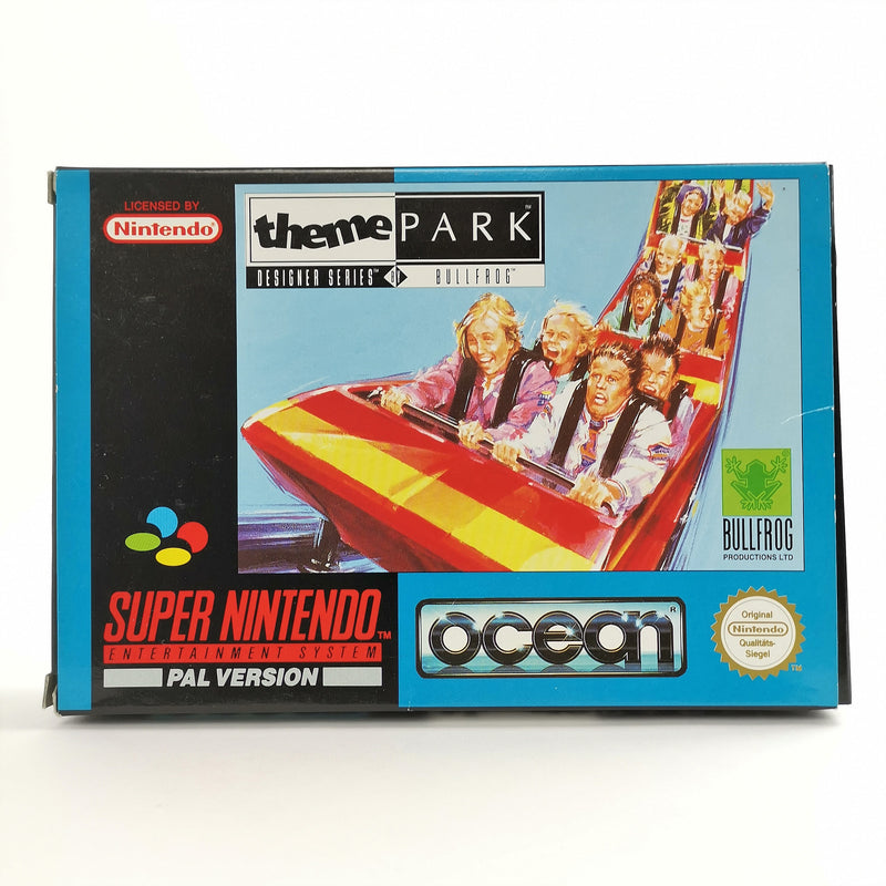 Super Nintendo Spiel : Theme Park in OVP | SNES CIB - PAL Version NOE