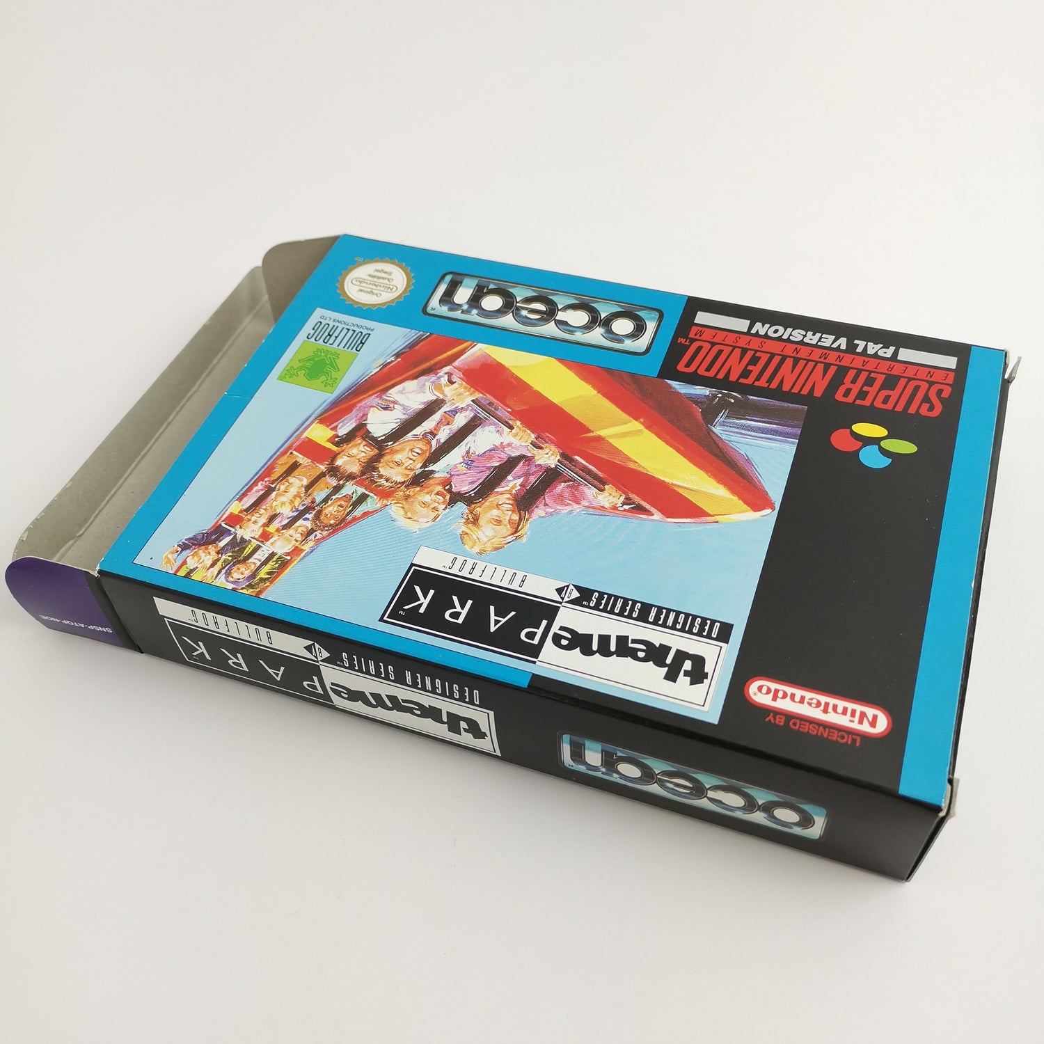 Super Nintendo Spiel : Theme Park in OVP | SNES CIB - PAL Version NOE