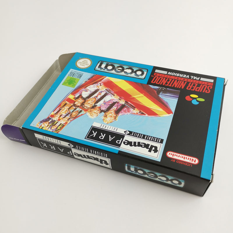 Super Nintendo Spiel : Theme Park in OVP | SNES CIB - PAL Version NOE