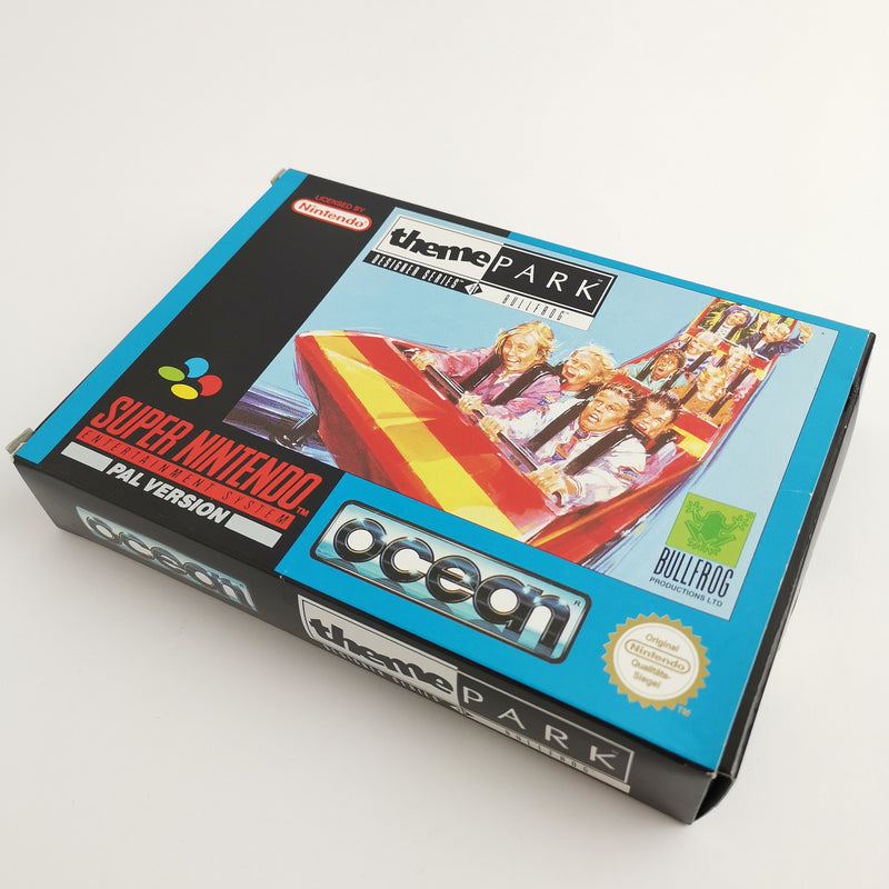Super Nintendo Spiel : Theme Park in OVP | SNES CIB - PAL Version NOE