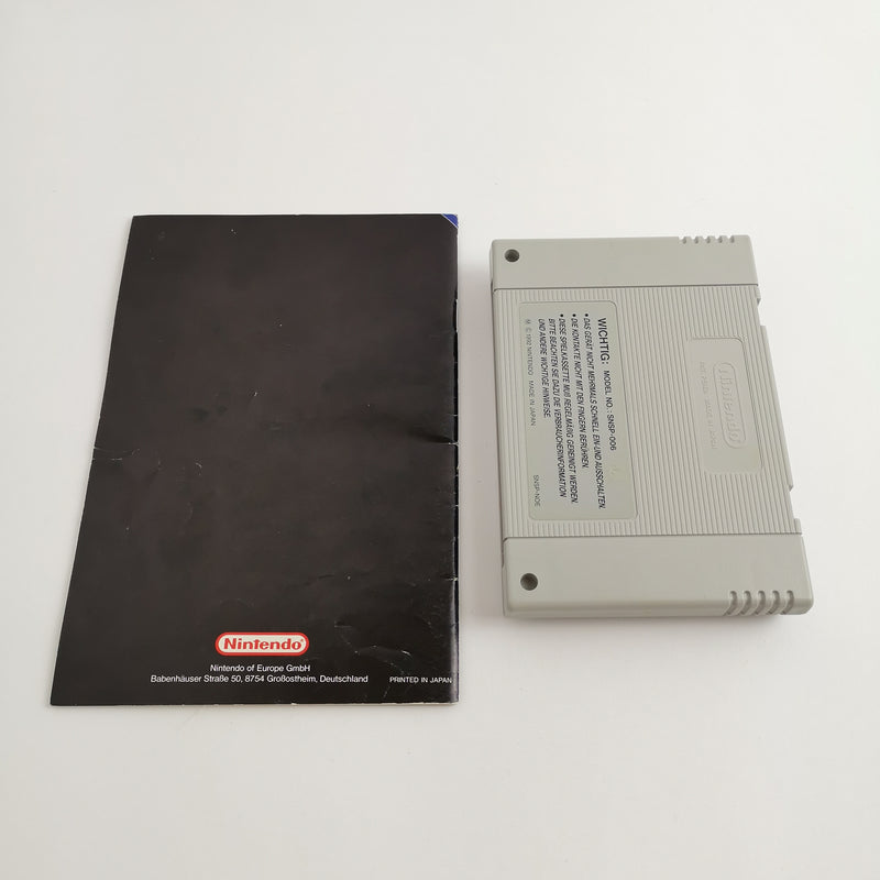 Super Nintendo Spiel : Super Mario World mit Anleitung | SNES Modul Cartridge