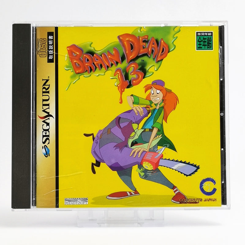 Sega Saturn Spiel : Brain Dead 13 + Spine Card | NTSC-J JAPAN - OVP