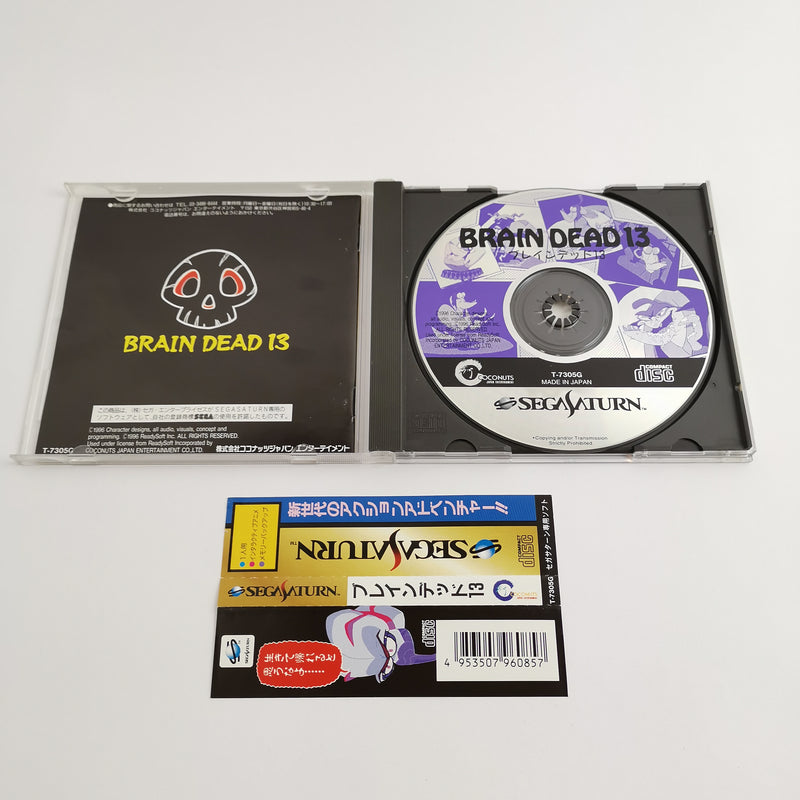 Sega Saturn Spiel : Brain Dead 13 + Spine Card | NTSC-J JAPAN - OVP