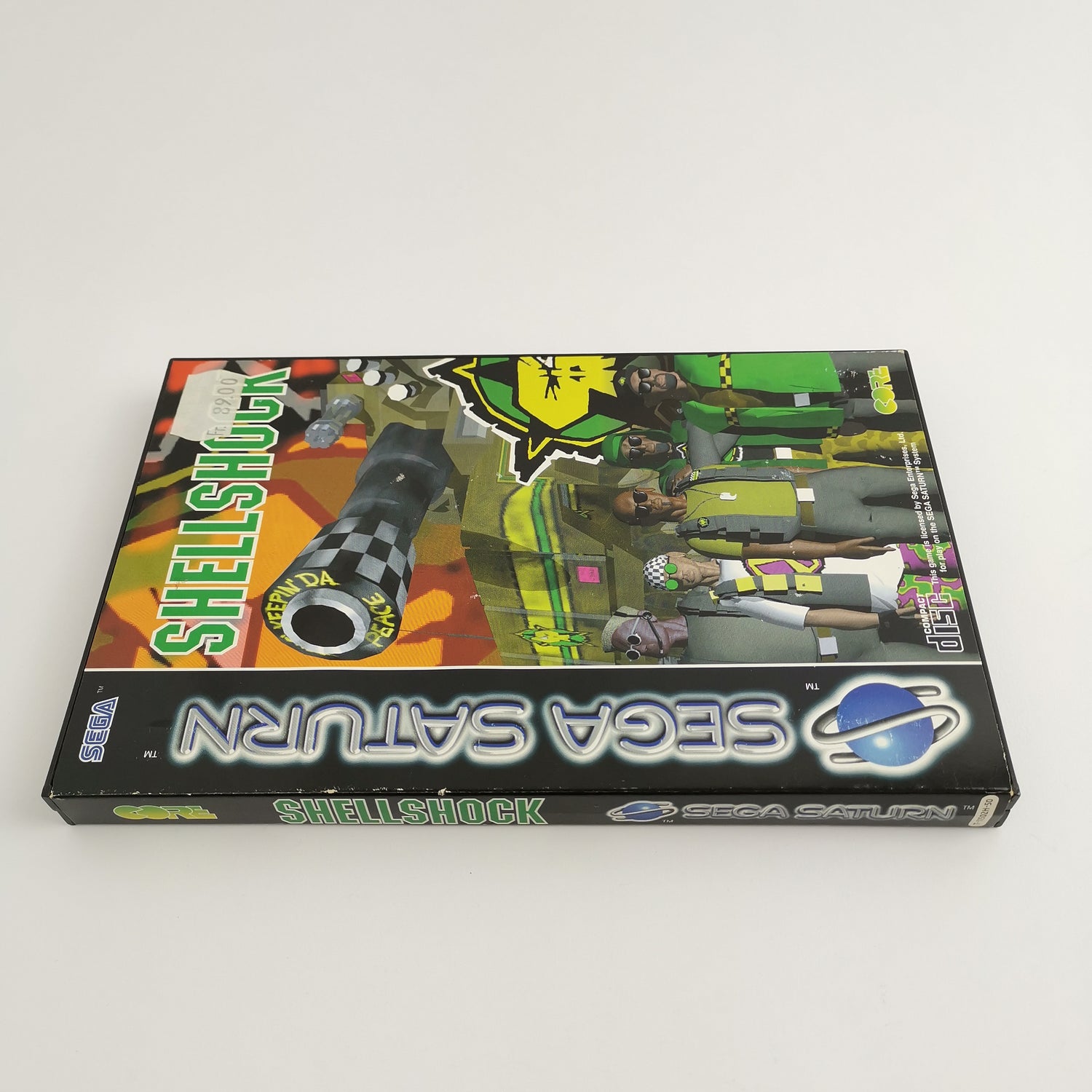 Sega Saturn Spiel : Shellshock in OVP & Anleitung - Core | PAL Version