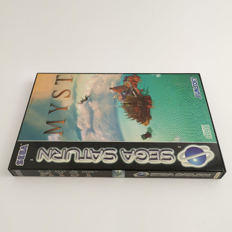 Sega Saturn game: Myst by Sunsoft - original packaging &amp; instructions | PAL version