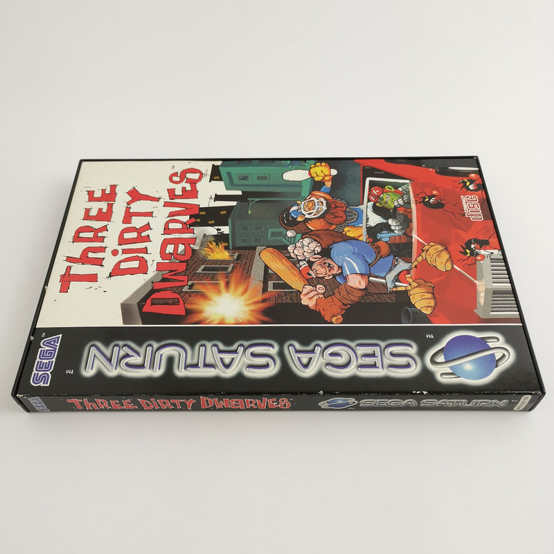 Sega Saturn Game: Three Dirty Dwarves - Original Packaging &amp; Instructions | PAL version