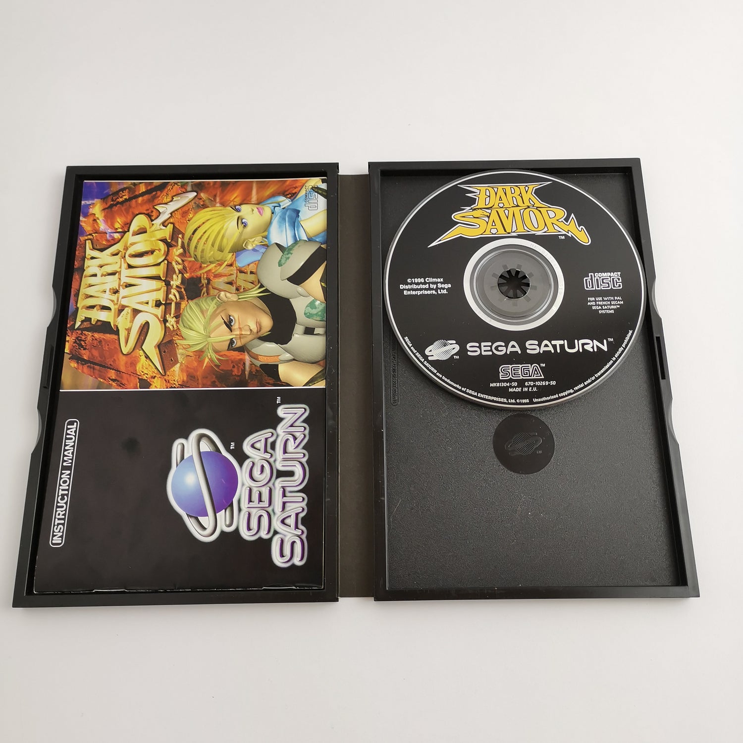 Sega Saturn Game: Dark Savior - Original Packaging & Instructions | PAL version [1]