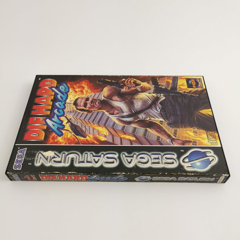 Sega Saturn Spiel : Die Hard Arcade - OVP & Anleitung | PAL Version USK18