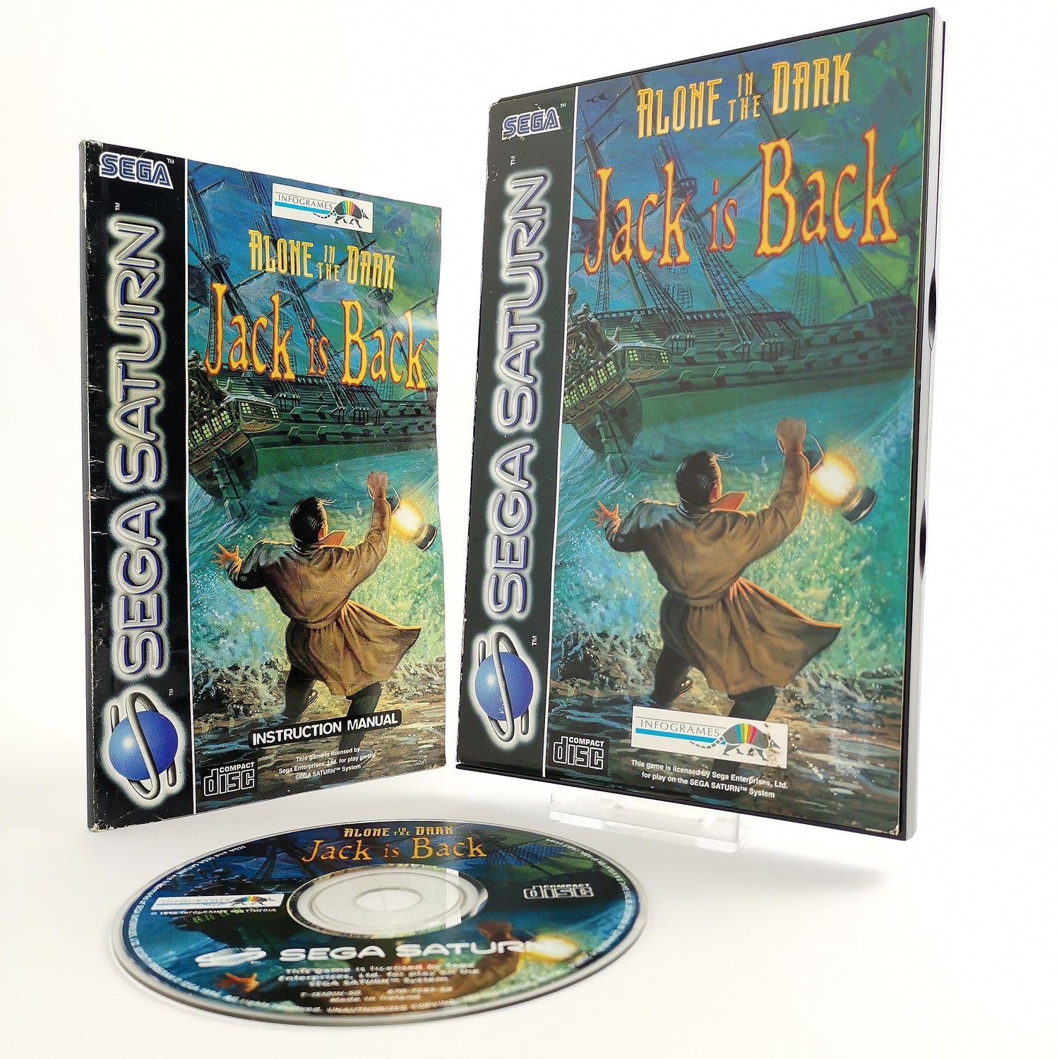 Sega Saturn Game: Alone in the Dark Jack is Back - OVP & Instructions | PAL