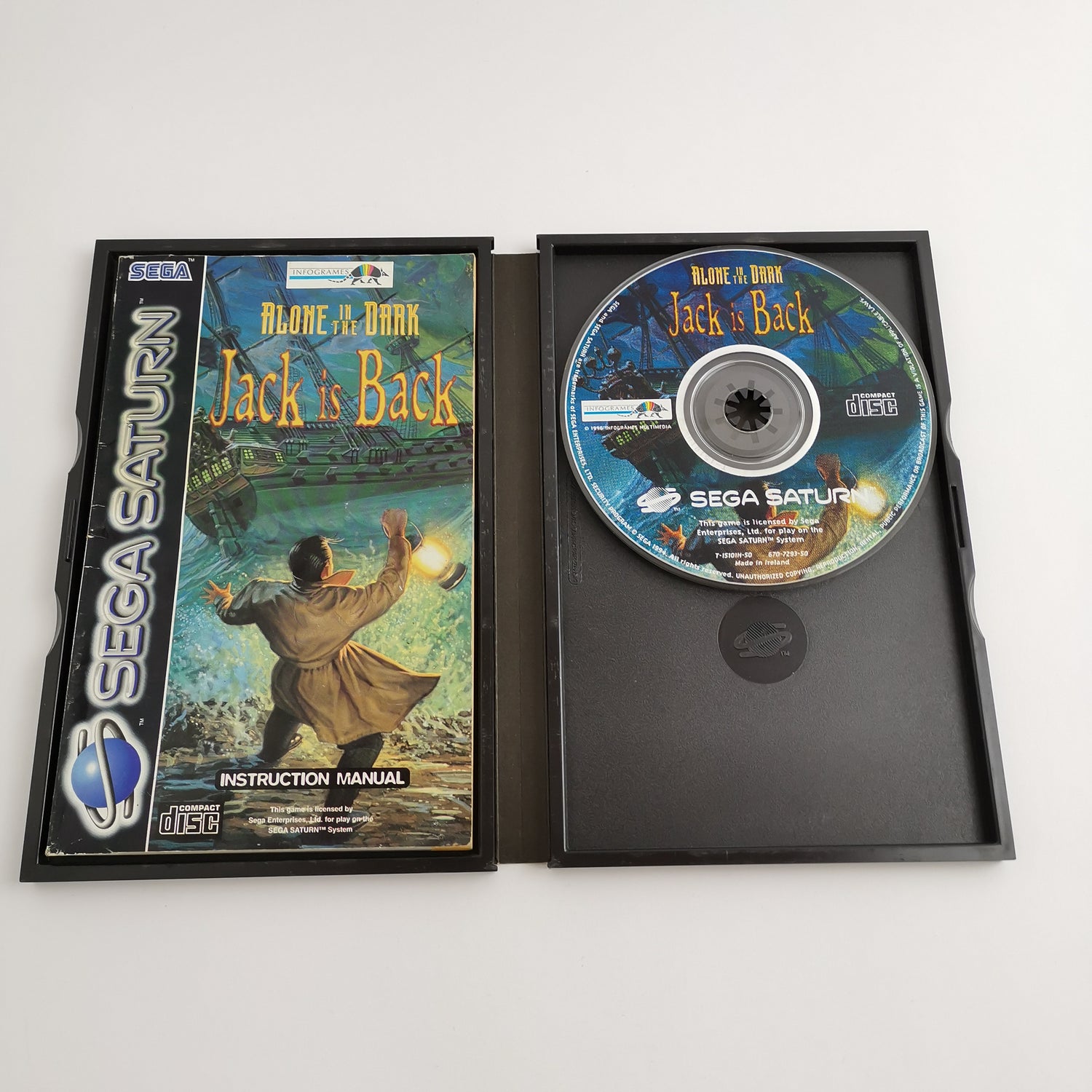 Sega Saturn Game: Alone in the Dark Jack is Back - OVP & Instructions | PAL