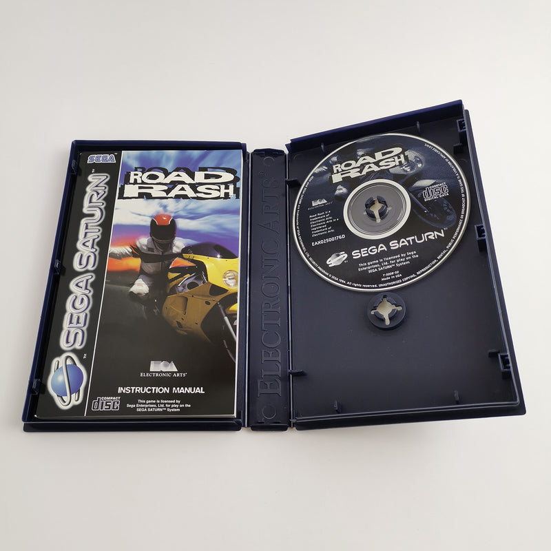 Sega Saturn Game: Road Rash by Electronic Arts - Original Packaging &amp; Instructions | PAL disk