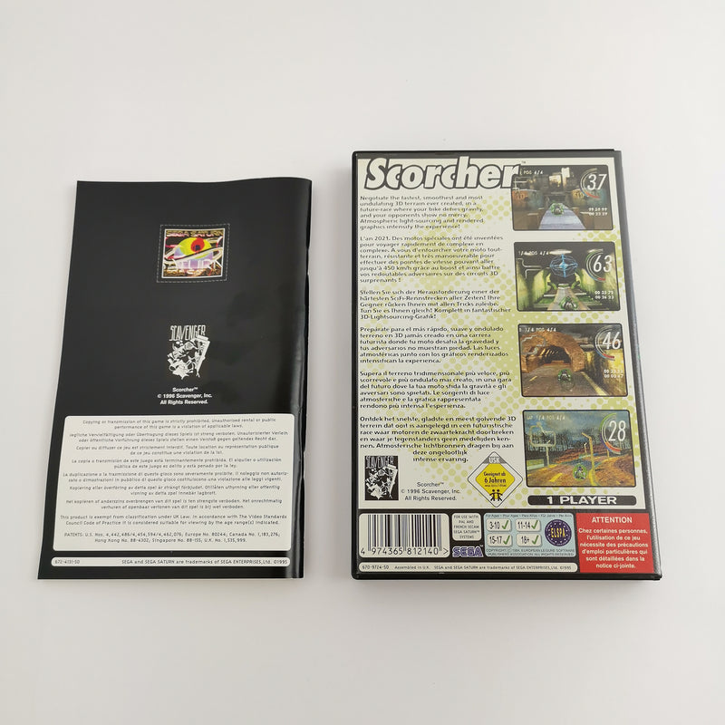 Sega Saturn Spiel : Scorcher - OVP & Anleitung | PAL Disk System