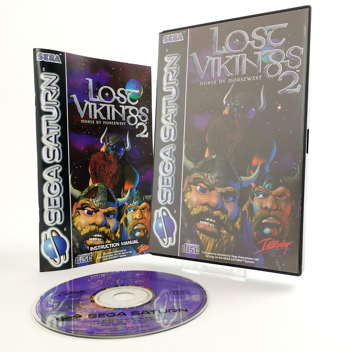 Sega Saturn Game: The Lost Vikings 2 Norse By Norsewest - Original Packaging & Manual PAL
