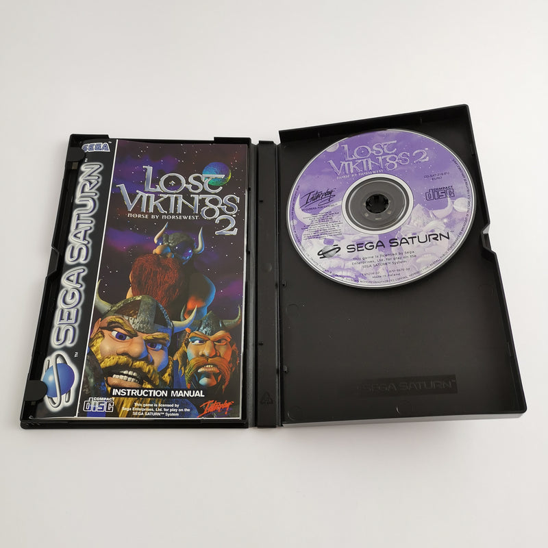 Sega Saturn Spiel : The Lost Vikings 2 Norse By Norsewest - OVP & Anleitung  PAL