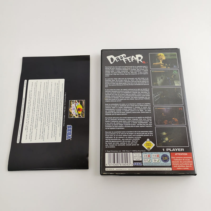 Sega Saturn Game: Deep Fear - Original Packaging &amp; Instructions | PAL version