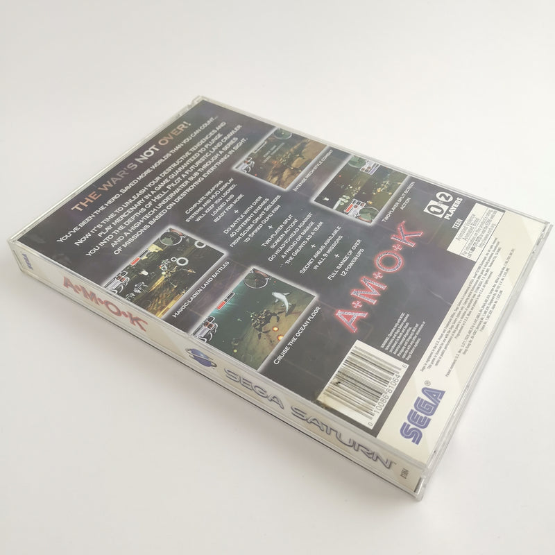 Sega Saturn Spiel : Amok - OVP & Anleitung | NTSC-U/C USA