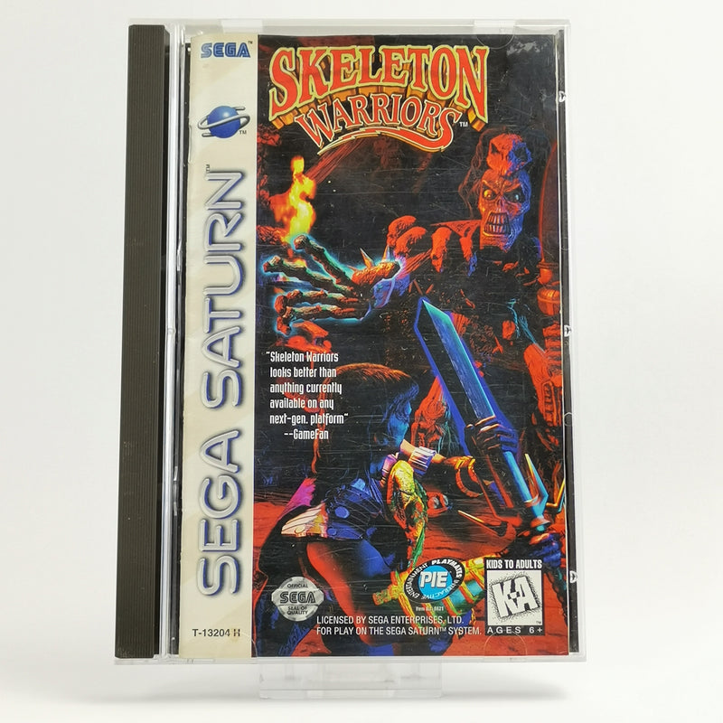 Sega Saturn game: Skeleton Warriors DEFECTIVE - original packaging &amp; instructions | NTSC-U/C USA