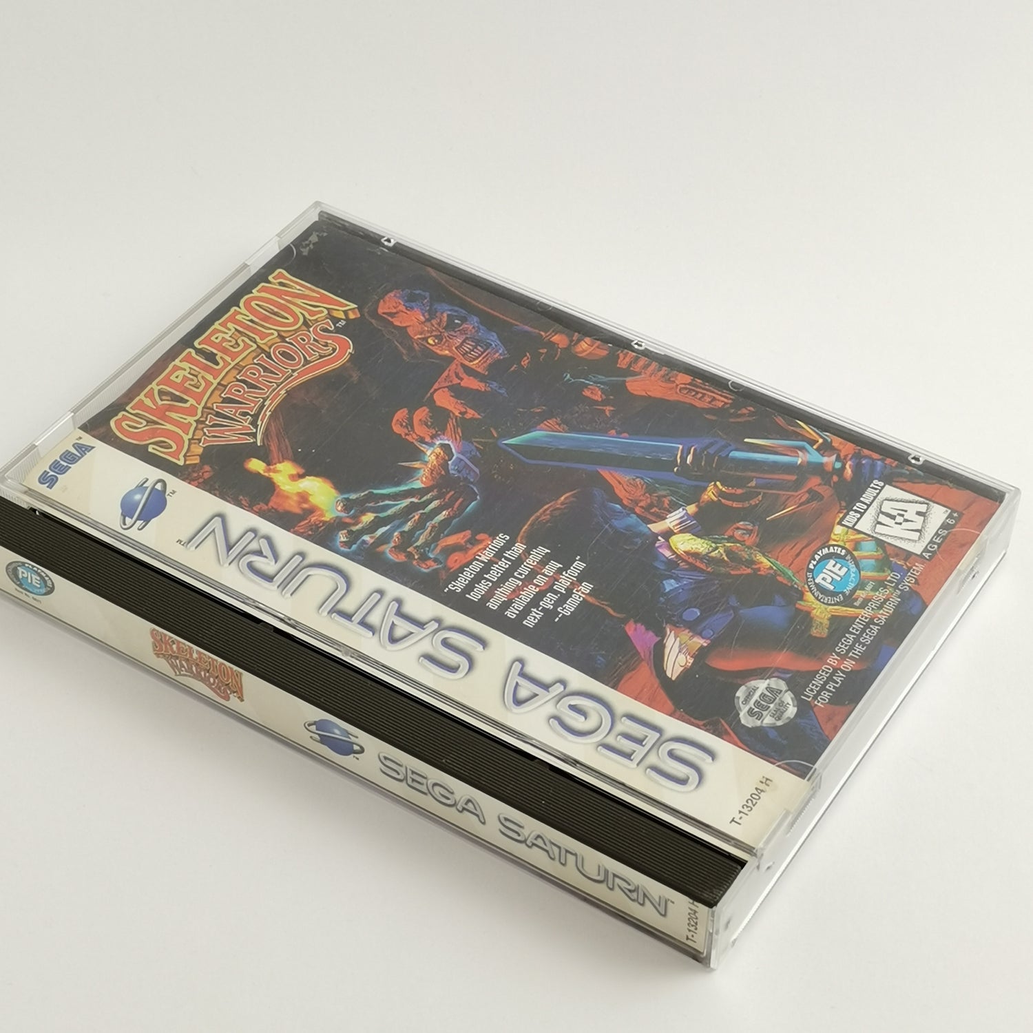 Sega Saturn Spiel : Skeleton Warriors DEFEKT - OVP & Anleitung | NTSC-U/C USA