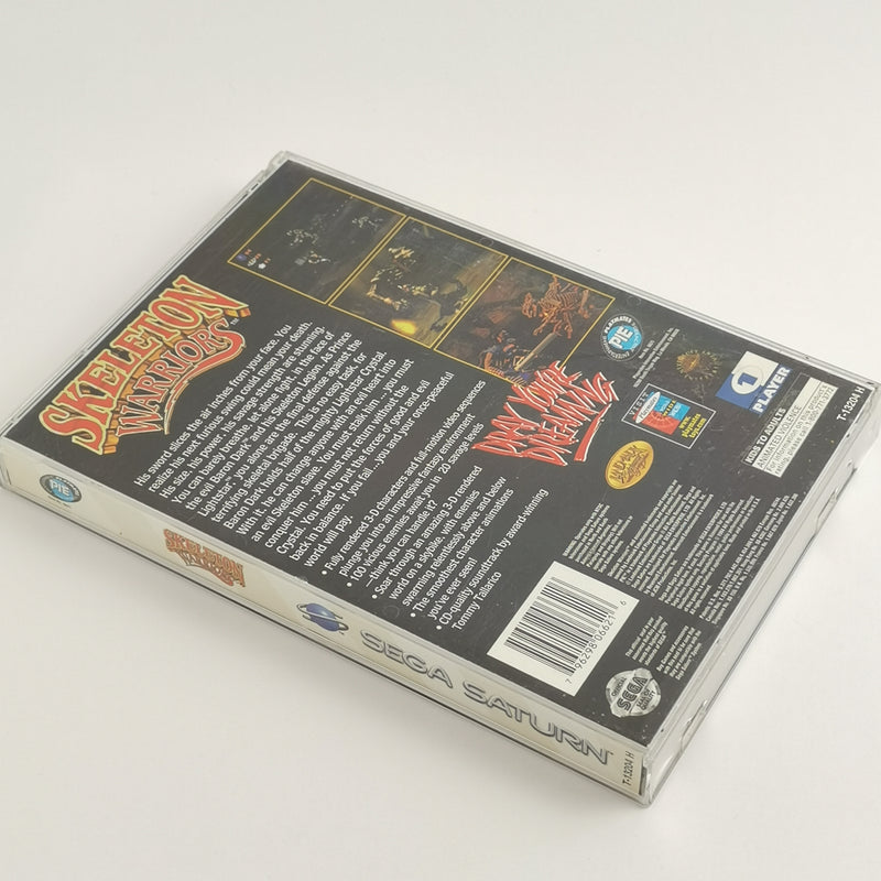 Sega Saturn Spiel : Skeleton Warriors DEFEKT - OVP & Anleitung | NTSC-U/C USA
