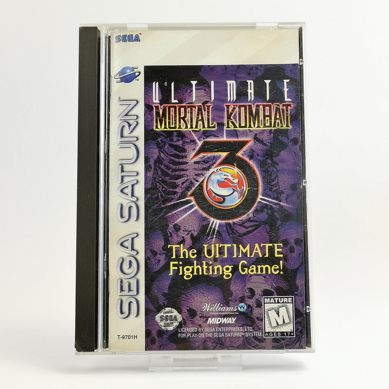 Sega Saturn Spiel : Ultimate Mortal Kombat USK18 OVP & Anleitung | NTSC-U/C USA