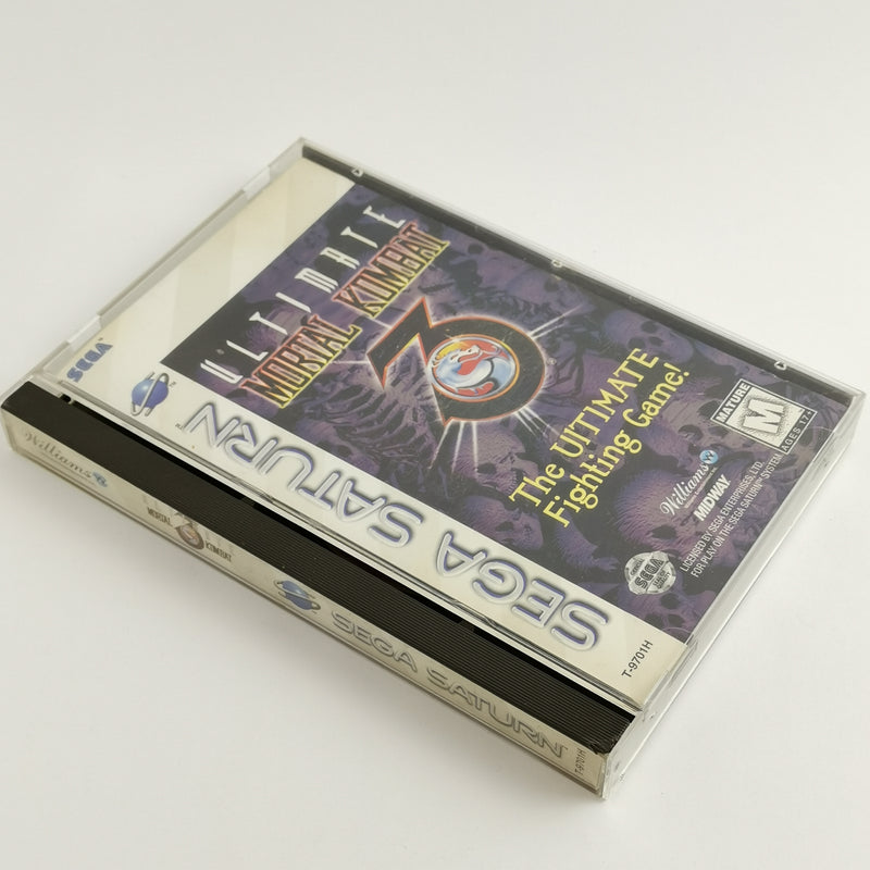 Sega Saturn Spiel : Ultimate Mortal Kombat USK18 OVP & Anleitung | NTSC-U/C USA