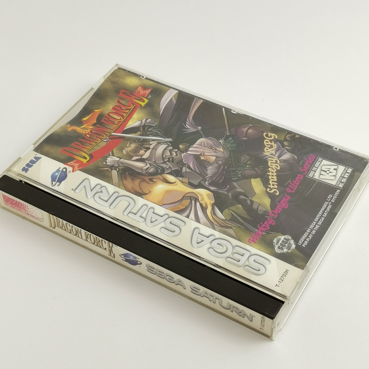 Sega Saturn Game: Dragon Force Working Designs Original Packaging & Instructions | NTSC-U/C USA