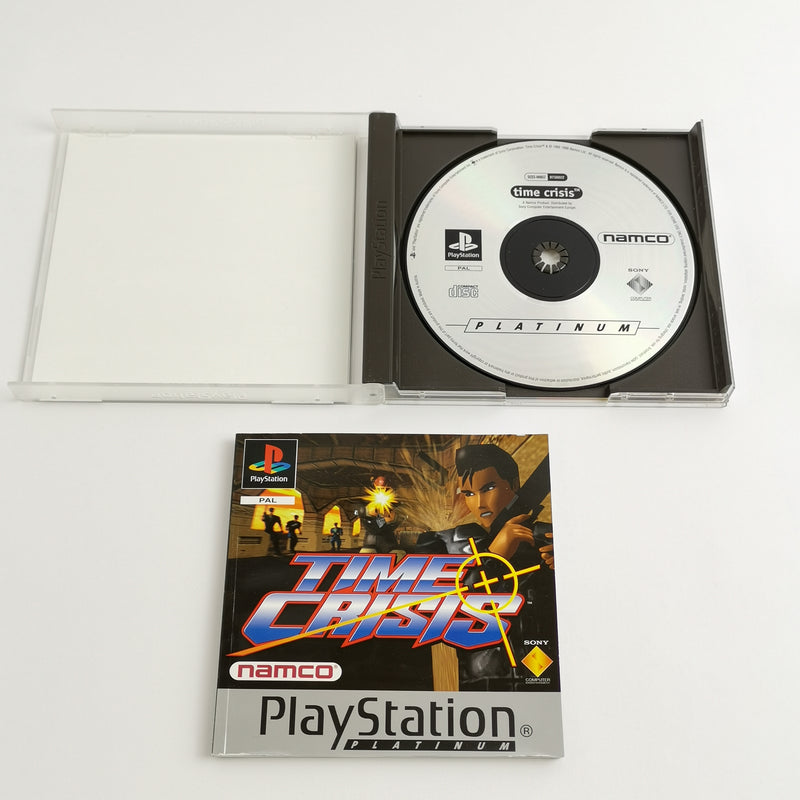 Sony Playstation 1 game: Time Crisis by Namco - original packaging &amp; instructions | PS1 PSX PAL