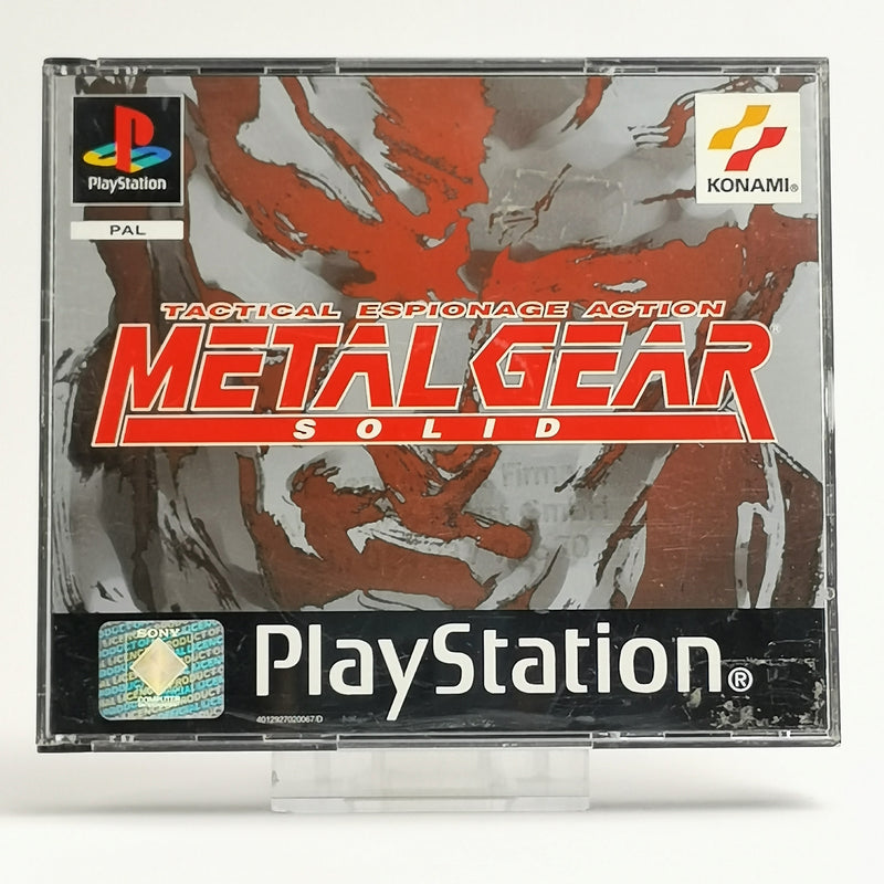 Sony Playstation 1 Spiel : Metal Gear Solid - OVP & Anleitung | PS1 PSX PAL